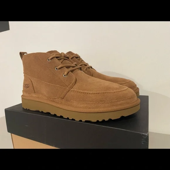 UGG | Shoes | Ugg Mens Neumel Moc Chestnut Boots Size 2 New  display picture 3
